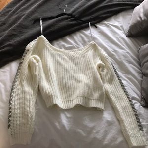 NWT OTS/ off the shoulder sweater